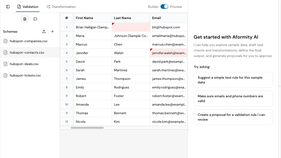 Aformity product walkthrough preview